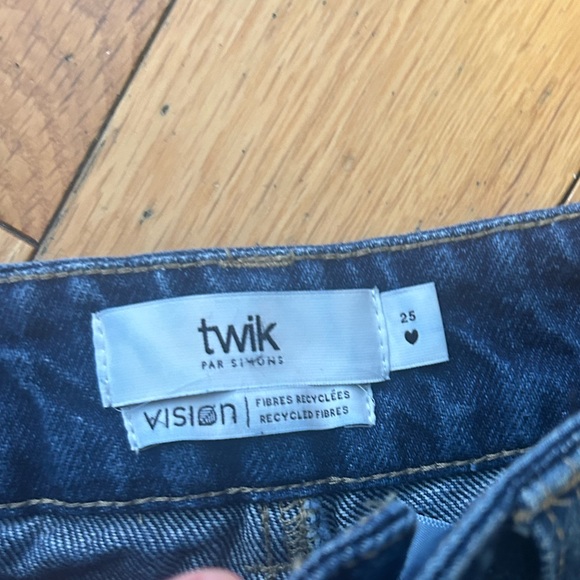 Twik Classic Dark Blue Wide Leg Jeans - Picture 5 of 9